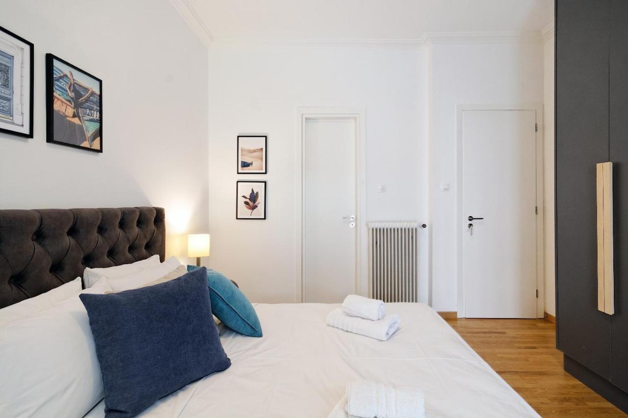 Elegant Big Apartment In Athens Center With Balcony Atenas Exterior foto